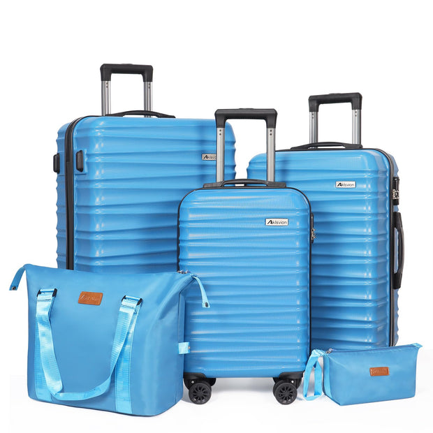 Luggage Set 3 Pieces (20/24/28) -Suitcase Set - Carry on Luggage with Wheels - Check-in Luggage - PC + ABS Durable Suitcase Rotating Silent Wheels Hardside Luggage with Spinner Wheels,3pcs (Pink)