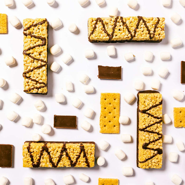 Wonderslim High Fiber Protein Bars, Fluffy S'more Crisp | 15g Protein, 8g Fiber | Low Sugar, Low Carb | Healthy Indulgence | Satisfying, Supports Energy & On-the-Go Convenience, 7 Pack