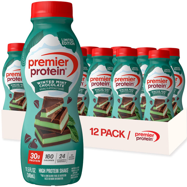 Premier Protein Shake, Limited Edition, Root Beer Float, 30g Protein, 1g Sugar, 24 Vitamins & Minerals, Nutrients to Support Immune Health, 11.5 fl oz, 12 Pack