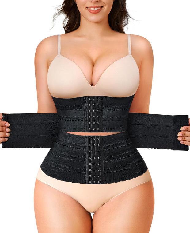 LODAY Segmented Waist Trainer for Women Corset Shapewear Waist Cincher Tummy Control Body Shaper