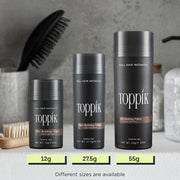 Toppik Hair Building Fibers, Dark Brown, 12g Fill In Fine or Thinning Hair, Instantly Thicker, Fuller Looking, 9 Shades for Men & Women, Keratin Protein Formula