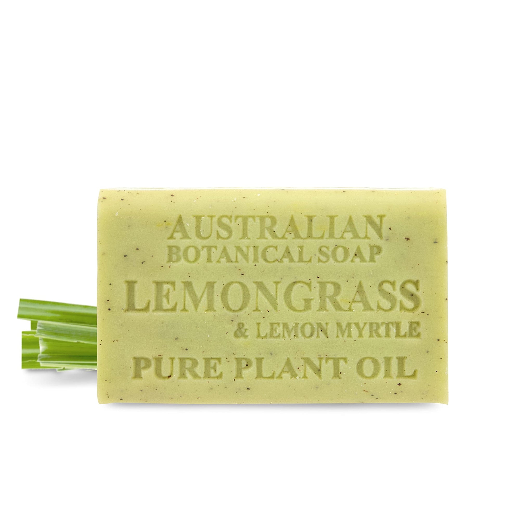 Australian Botanical Soap, Sea Salt, Lemongrass, Pink Lychee, Valencia Orange 6.6 OZ, Luxury Soap Bars Enriched with Shea Butter, Vegan Friendly Assorted Pack of 4