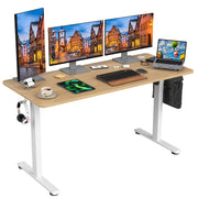 STARY Electric Standing Desk Adjustable Height Sit Stand Home Office Desk with Splice Board