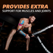 OK TAPE Kinesiology Tape, Regular Original Cotton Elastic Athletic Tape for Support and Recovery, Sports Tape, 2in×16.4ft Uncut Roll - Pink