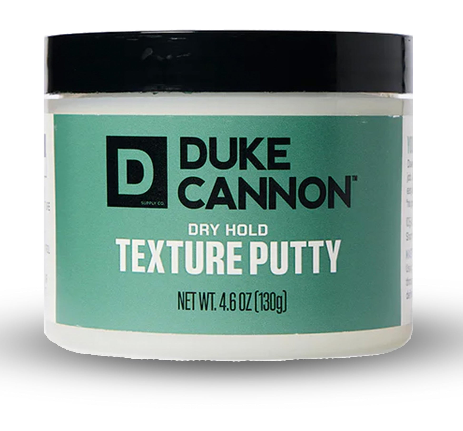 Duke Cannon Dry Hold Texture Putty – Medium Hold, No Shine Hair Styling Paste for Men, 4.6 oz