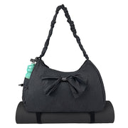 WOLT Gym Bag For Women, Yoga Mat Bag with Shoes Compartment, Wet Pocket and Water Bottle Pocket