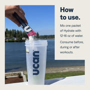 UCAN Hydrate Electrolyte Drink Mix (Pineapple, 12 Stickpacks) Sugar-Free, Keto-Friendly, Vegan, Non-GMO, Gluten-Free Electrolyte Powder with Potassium & Magnesium for Runners & Athletes