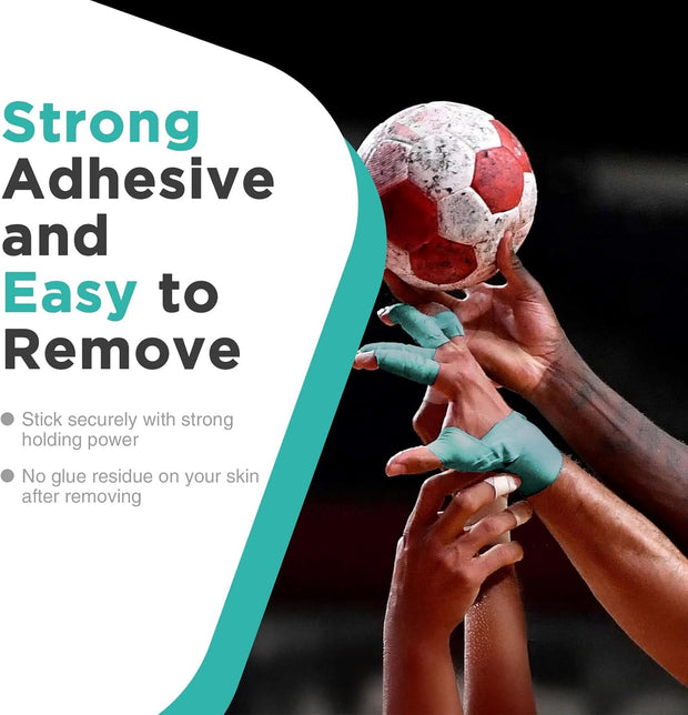 OK TAPE 4 Rolls Athletic Tape, Sports Tape for Injuries, Rigid, Easy Tear Medical Tape, Wrist Tape, No Sticky Residue | Secure Ankle, Finger, Knee- 1.5inch x 15yards (Purple)