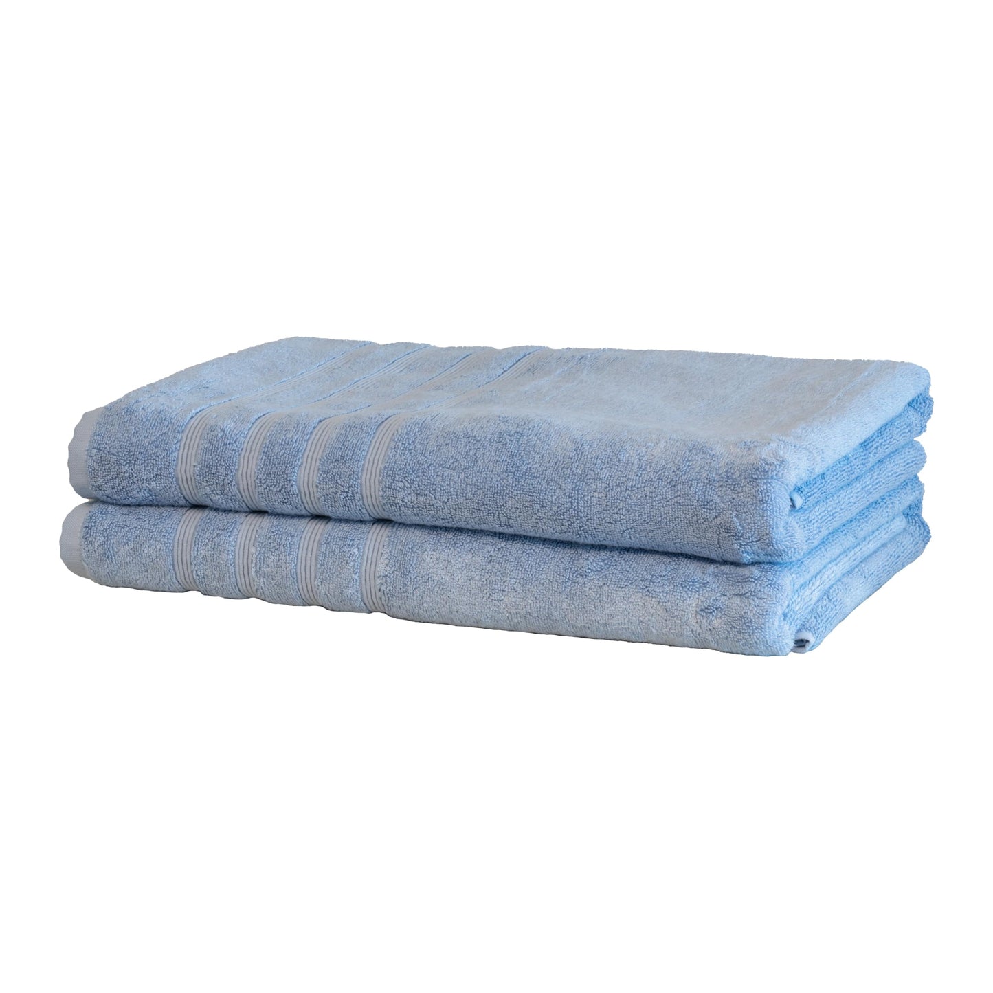 Mosobam Luxury Turkish Set of 2 Bath Towels 30X58 Light Taupe Oversize 700 GSM Bamboo Viscose & Aegean Turkish Combed Cotton