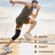 NEENCA Copper Knee Brace for Women and Men, Knee Compression Sleeve for Knee Pain, Arthritis, ACL, Meniscus Tear, Joint Pain Relief, Knee Support for Running, Working Out, Fitness,Weightlifting-Single