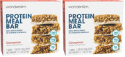 WonderSlim Meal Replacement Protein Bar, Variety Pack, 15g Protein, 20 Vitamins & Minerals (7ct)