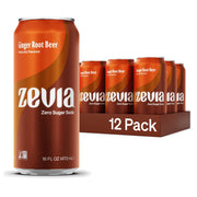 Zevia Zero Sugar Soda, Rainbow Variety Pack, 12 oz Cans (24-Pack) – Naturally Sweetened, Non-GMO Project Verified, Gluten-Free, Vegan