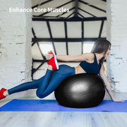 joyibay Cardio Drumming Equipment Set, Fitness Balance Ball with Pump & 3.2oz Cardio Drumming Sticks, Aerobic Exercise Ball for Workouts, Stability, Pilates, Yoga, Pregnancy Gymnastics