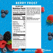 Pedialyte AdvancedCare Plus Electrolyte Powder, Has 33% More Electrolytes and PreActiv Prebiotics, Berry Frost, 18 Powder Packets