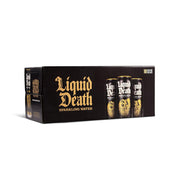 Liquid Death, Sparkling Mountain Water, 18-Pack (Tallboy Size 16.9oz Cans), Real Mountain Source, Natural Minerals & Electrolytes