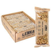 Lenka Bars - Peanut Butter & Chocolate Snack Bars, Gluten Free, High Fiber, Kosher, Wholesome, No Artificial Flavors, Individually Wrapped - 12 Pack