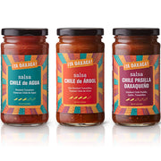 Ya Oaxaca - Mild Salsa - Chile Pasilla Oaxaqueño - Made with Roasted Tomatillos & Smoky Pasilla Peppers - Great with Chips & Guacamole or Topping Tacos - Gluten Free, Non GMO, Vegan - 12 Ounces