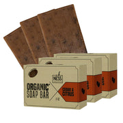 Ness Mens Soap Bar - Smoked OUD Scent - Natural Soap For Men - Mens Bar Soap With Organic Ingredients & Essential Oils - Moisturizing Bar Soap - Handmade In The USA, Cruelty Free, Vegan - 3 Pack