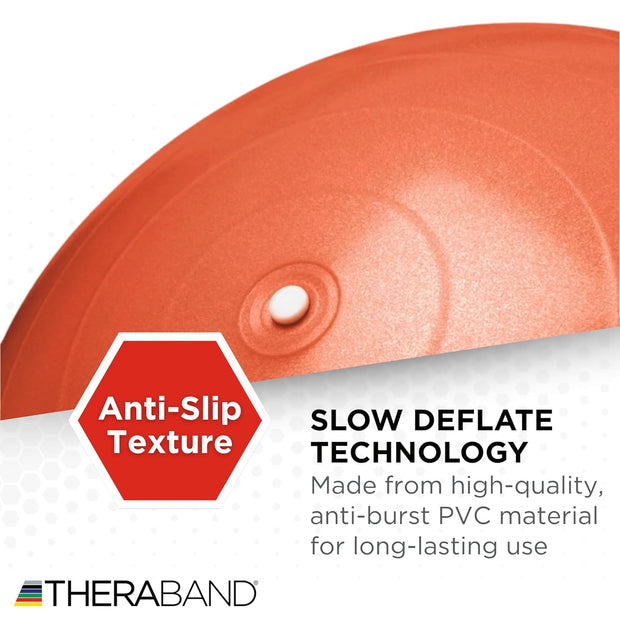 THERABAND Pro Series Exercise Ball, 26" Green Stability Trainer for 5'7"–6'1" Users, Anti-Burst Yoga & Pilates Ball, Balance & Core Trainer, For Athletes Fitness at Gym & Home