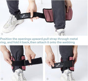 Sportneer Adjustable Ankle Weights 1 Pair 2 4 6 8 10 Lbs Leg Weight Straps for Women Men, Weighted Ankle Weights Set for Gym,Fitness, Workout,Walking, Jogging,1-5 lbs Each Ankle, 1 Pair 2-10 lbs