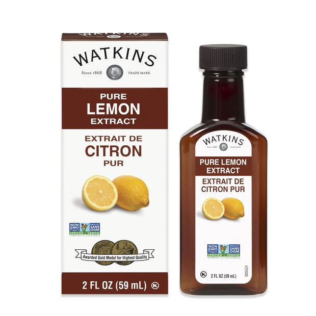 Watkins Pure Lemon Extract, 11 oz. Bottle, 1 Count (Packaging May Vary)
