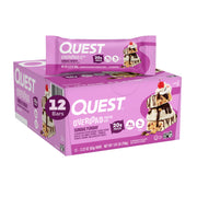 Quest Nutrition Overload Protein Bars, Cookie Commotion, 20g Protein, 1g Sugar, 3g Net Carbs, Gluten Free, 12 Count