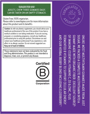 New Chapter Women’s Multivitamin Gummies - 66% Less Sugar, Women’s Gummy Vitamins with Vitamin C, D3 & Zinc, Non-GMO, Gluten Free, Berry-Citrus, 75ct