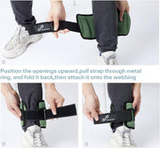 Sportneer Adjustable Ankle Weights for Women and Men 7 lbs/Pair Adjustable Leg Weights with Secure Straps, Strength Training Weighted for Yoga, Walking, Running, Aerobics, Gym, Physical Therapy