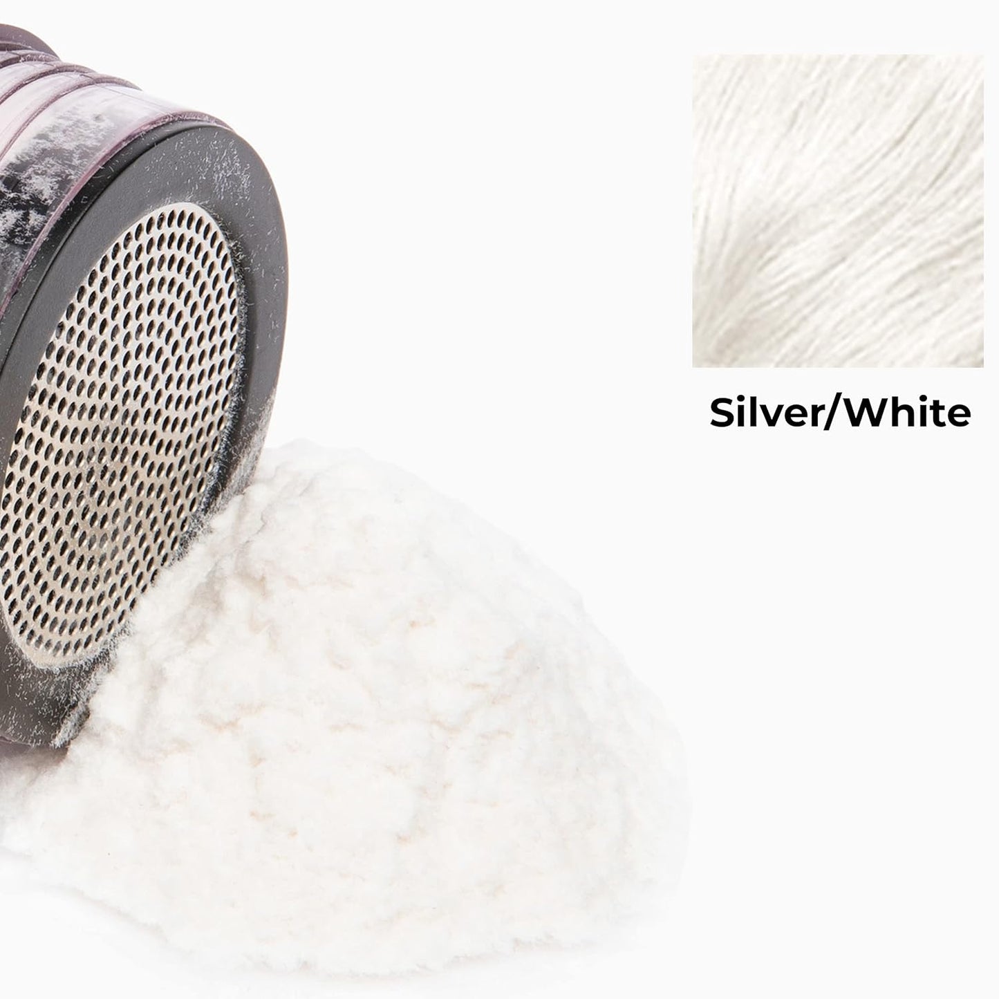 Hair Thickening Fibers. Cover Bald Spot and Thinning Hair Instantly. Make Thin Hair Look 10X Fuller. All-Natural Hair Building Fiber. Trial Size (10-Day Supply). Silver/White