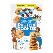 Lenny & Larry's The Complete Crunchy Cookie, Chocolate Chip, 6g Plant Protein, Vegan, Non-GMO, 4.25 Ounce Pouch (Pack of 6)
