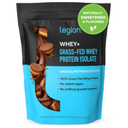 LEGION Whey+ Protein Whey Isolate from Grass Fed Cows - Whey Protein Isolate Powder Low Calorie, Non-GMO, Sugar Free, Lactose and Gluten Free, All Natural Protein Powder for Men & Women, 30 Servings
