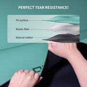 Professional PU Rubber Yoga Mat, Double-Sided Non Slip Sweat Resistant Exercise Mat for Men Women, Comfortable Extra Long & Wide for Yoga, Pilates, Fitness, Home Gym, 72"×26.8"×0.18"(4.5mm)Thick