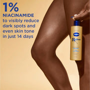 Vaseline Radiant X Even Tone Nourishing Body Lotion With 1% Niacinamide, Coconut Oil, Vitamin C, & Peptides 11 oz