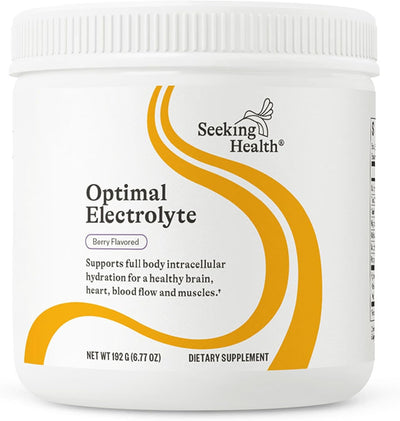 Seeking Health Optimal Electrolyte Powder, Berry Flavor, Healthy Energy and Endurance Support, Promotes Hydration and Healthy Muscles, Vegan and Vegetarian (30 Servings)*