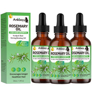 3 Pack Rosemary Oil for Hair Growth,Rosemary Hair Growth Oil,Hair Strengthening Serum for Dry Damaged Hair,Hair Loss Treatment & Thickens Hair,Scalp Care Promotes Hair Thickness for Men Women