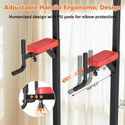 RELIFE REBUILD YOUR LIFE Power Tower Pull Up Bar Station Workout Dip Station for Home Gym Strength Training Fitness Equipment