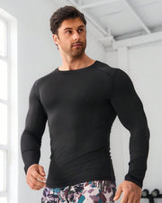 Sauna Shirt for Men Long Sleeve Sauna Suit Heat Trapping Workout Shirts Sweat Enhance Vest for Workout Sports