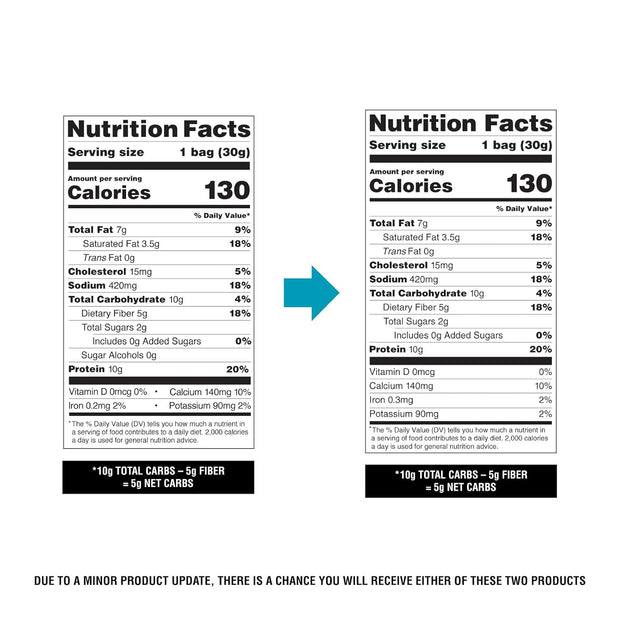 Quest Nutrition Cheese Crackers, Cheddar Blast, 10g Protein, 5g Net Carbs, 1g Sugar, Made with Real Cheese, High Protein Snack, 12 Packs (1.06 oz bags)