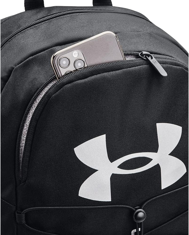 Under Armour Unisex-Adult Hustle Sport Backpack , Black (001)/Silver , One Size Fits All