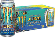 Monster Energy Juice Monster Variety Pack, Pipeline Punch, Mango Loco, Pacific Punch, Energy+Juice, Energy Drink, 16 Ounce (Pack of 15)