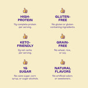 MAGIC SPOON Treats - High Protein, Low Carb, Keto Friendly, Low Sugar, Gluten Free, Crispy Protein Bar Cereal Bar, On-The-Go Healthy Snack (Chocolate PB, 8 Bars)