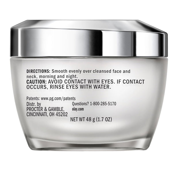 Olay Collagen Peptide Face Moisturizer, Firming Cream for Women, Fragrance-Free, Non-Greasy - Hydrating, Anti-Aging, Anti-Wrinkle, Smoothing of Fine Lines, Tightening Skin Care - Niacinamide, 1.7 Oz