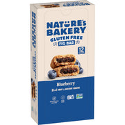 Nature’s Bakery Gluten Free Fig Bars, Blueberry, Real Fruit, Vegan, Non-GMO, Snack bar, 6 boxes with 6 twin packs (36 twin packs)