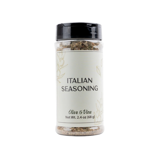 Olive & Vine Italian Seasoning, Herb Blend, Use in Pasta, Pizza, Salads, Rich Tradition, Authentic Taste, For Global Recipes (2.4 Ounce)
