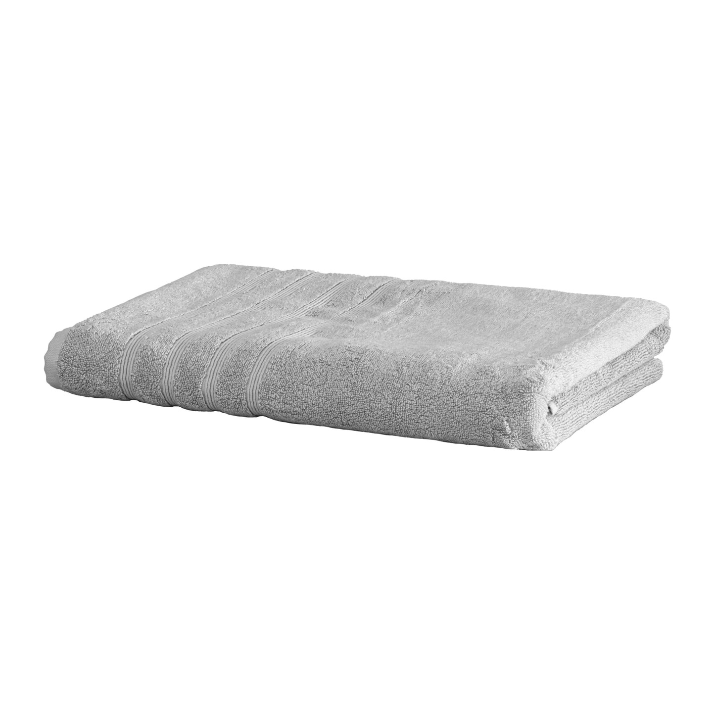 Mosobam Luxury Turkish Set of 2 Bath Towels 30X58 Light Taupe Oversize 700 GSM Bamboo Viscose & Aegean Turkish Combed Cotton