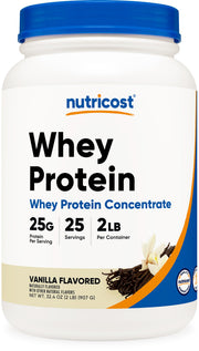 Nutricost Whey Protein Powder, Unflavored, 5 pounds - from Whey Protein Concentrate