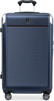 Travelpro Platinum Elite Hardside Expandable Checked Luggage, 8 Wheel Spinner, TSA Lock, Hard Shell Polycarbonate Suitcase, True Navy Blue, Checked Large 28-Inch