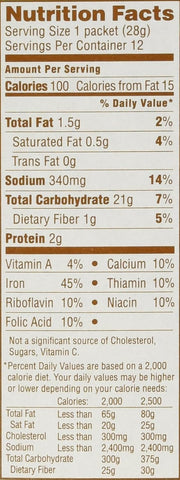 Quaker, Instant Grits, Butter Flavor, 12 Count, 12oz Box (Pack of 3)