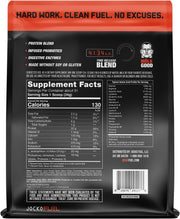 Jocko Fuel Protein Bundle (2 Pack) - Chocolate Peanut Butter (2lb) + Vanilla (2lb) - Supports Muscle Recovery & Growth