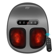 Snailax Foot Massager with Heat and Compression, Shiatsu Foot Massager for Neuropathy and Plantar Fasciitis, Deep Kneading, Rolling, Remote Control, Fits up to Size 14, Gifts